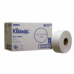 Туалетная бумага в рулонах 2 слоя Kimberly-Clark 8515 KLEENEX 250