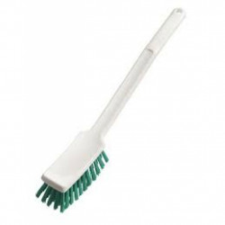 DI Short Handle Brush Med.Green / с короткой ручкой, средней жёсткости, зеленая *под заказ